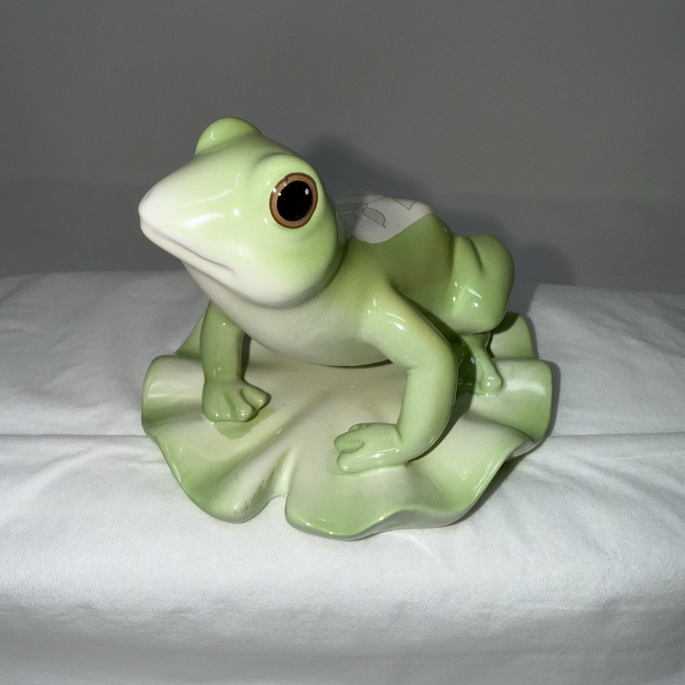 NIB Lenox Ceramic Butterfly Meadow Green Yellow Frog, Turtle, Snail Figurines - Picture 14 of 16